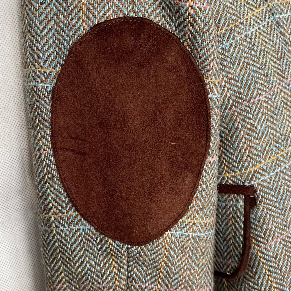 The British Collection Wool Chevron military blazer Prep School Quiet luxury - Picture 8 of 13